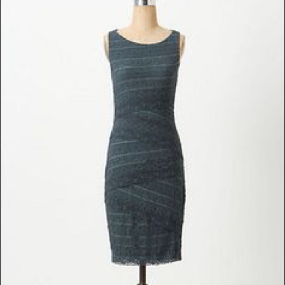 Anthropologie Bailey 44 Scrolled Ines Column Dress